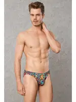 Erkek Slip Külot Patchwork Baskılı Men Briefs Doreanse 1217 Görsel