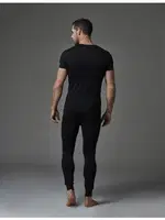 Erkek Termal O Yaka Kısa Kol T-Shirt Dagi D6120 Siyah detay görünüm