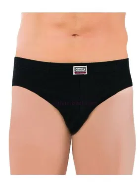 Öztaş Erkek Üçlü Tanga Siyah ve Beyaz Öztaş F1199