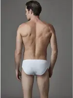 Eros ERS034 Erkek 2 li Slip Beyaz detay görünüm