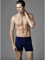 Eros ERS038 Erkek 2 li Boxer Siyah detay görünüm