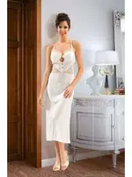 Fantazi 6 lı Gecelik Sabahlık Takım XSES 3004 Ekru farklı açı