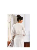 Fantazi Gecelik Sabahlık 6 lı Takım XSES 1453 Pudra görsel 5