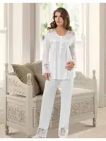 Fantazi Pijama Takım XSES 2130 Ekru