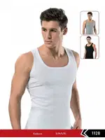 Fitilli Kaşkorse Erkek Atlet Erdem 1128 Beyaz görsel 4