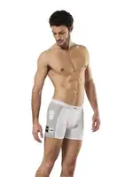 Hmd Erkek Lycralı Cotton Boxer 307 Beyaz farklı açı