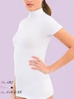 İmer 1262 Boğazlı Kısa Kol Modal Atlet Beyaz farklı açı