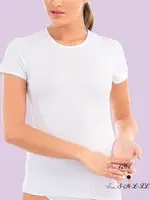 İmer 1264 Kısa Kol Yuvarlak Yaka Modal Atlet Beyaz görsel 4