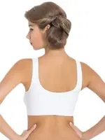 İmer 2249 Modal Pamuklu Sporcu Sütyeni Beyaz detay görünüm