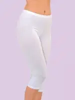 İmer 4338 Modal Kapri Tayt Beyaz görsel 5