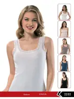 Kaşkorse Dantelli Geniş Askılı Erdem 2232 Beyaz görsel 4