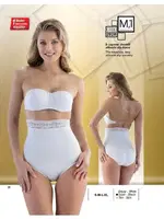 Kaymayı Önleyen Silikon Korse Emay Dikişsiz Beli Dantel 2028 Beyaz görsel 6