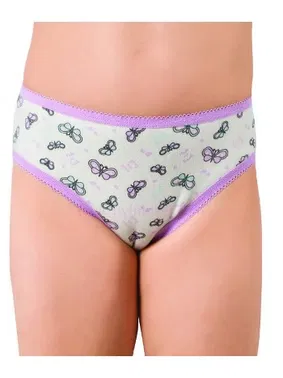 Öztaş Kız Baskılı Lycralı Slip 6 Lı Paket Öztaş B4723