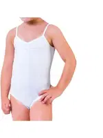 Kız Çocuk Full Lycralı Body Öztaş A4601 Beyaz