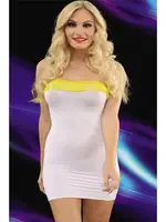 La Blinque Clup Mini Elbise 6088 Beyaz