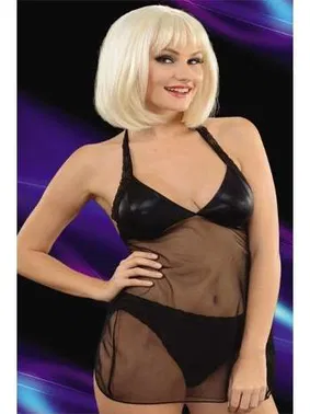 La Blinque La Blinque Deri Görünümlü Gecelik 4049