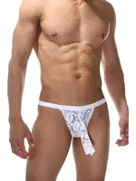 La Blinque Erkek Dantel Erotik Külot Çamaşır 15422 Beyaz