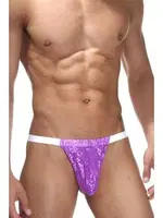 La Blinque Erkek Dantel String 15170 Mor detay görünüm