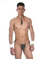 La Blinque Erkek Fantezi Mafya Kostümü 15425 Siyah