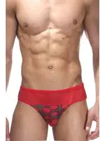 La Blinque Erkek Tül Tanga Çamaşır 15136 Kırmızı