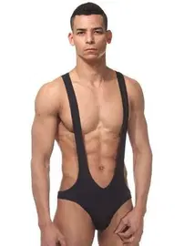 La Blinque La Blinque Fantazi Erkek Güreşci Body 15016