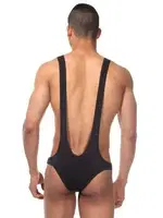 La Blinque Fantazi Erkek Güreşci Body 15016 Siyah detay görünüm