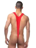 La Blinque Fantazi Erkek Güreşci Body 15022 Kırmızı detay görünüm