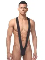 La Blinque Fantazi Erkek Güreşci Body 15023 Siyah