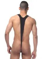 La Blinque Fantazi Erkek Güreşci Body 15023 Siyah detay görünüm