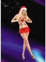 La Blinque Fantazi Noel Kostüm 2050 Kırmızı detay görünüm