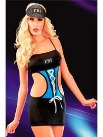 La Blinque La Blinque Fantezi Fbı Kostüm 2040