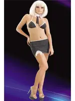 La Blinque Fantezi Mafya Kostüm 2078 Siyah detay görünüm