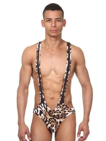 La Blinque Leopar Erkek Body 15158