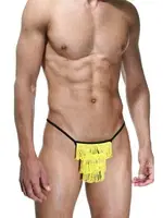 La Blinque Püsküllü Erkek String 15375 Sarı