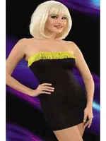 La Blinque Seksi Mini Elbise 6079 Siyah