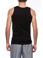 Likralı Klasik Erkek Atlet NBB 708 Siyah detay görünüm