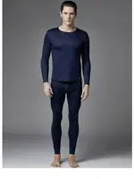 Likralı O Yaka Uzun Kol Termal Üst Eros ES1452 Siyah farklı açı