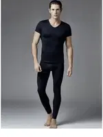 Likralı V Yaka Kısa Kol Termal Üst Eros ES 1456 detay görünüm