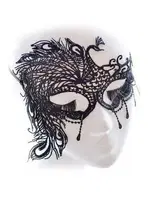 Merry See Özel Tasarım Dantel Göz Maskesi Siyah