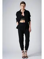 Merry See Siyah Dantel Sütyen Büstiyer Siyah detay görünüm