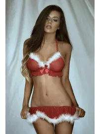 Merry See Merry See Yılbaşı Kostümü Fantazi İç Giyim