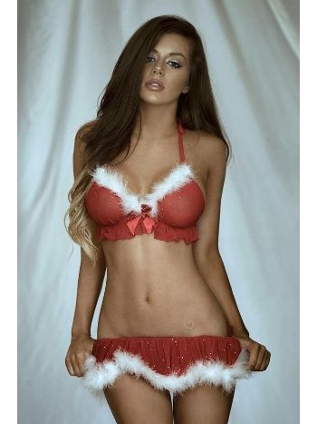 Merry See Yılbaşı Kostümü Fantazi İç Giyim