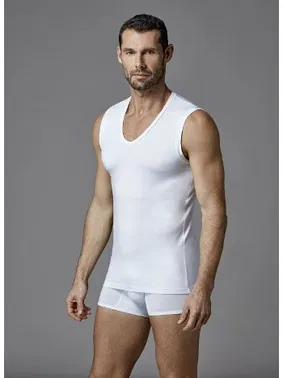 Dagi Micro Modal V Yaka Kolsuz T-Shirt Dagi D4060
