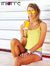 Miorre Miorre Bayan ince Askılı Seamless Atlet