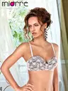 Miorre Çiçek Desenli Dantelli Sütyen