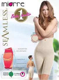 Miorre Miorre Uzun Paçalı Şekillendirici Korse/ Silikonlu