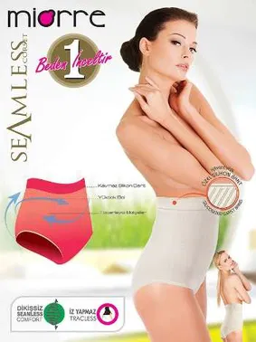 Miorre Miorre Yüksek Bel Slip Şekillendirici Korse Silikonlu