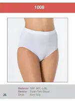 Miss Fit Bato Slip 1008 Beyaz görsel 5