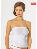 Miss Fit Büzgülü Straples 11040 Beyaz detay görünüm