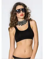 Miss Fit Kalın Askılı Dikişsiz Büstiyer 1501 Siyah görsel 4